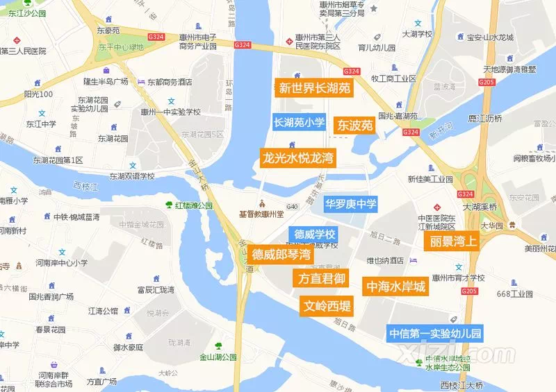 谢先生: 东江新城片区内虽然没有大型商超,但已有商业街能满足日常