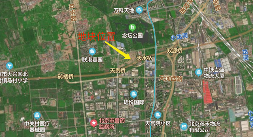 北京市大兴新城核心区h组团 地块(中冶 )