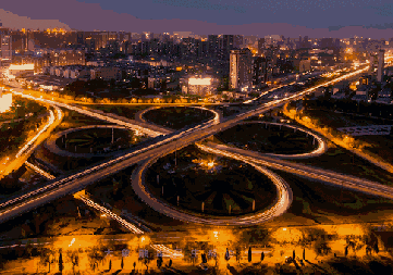 壁纸 道路 高速 高速公路 公路 夜景 桌面 361_253 gif 动态图 动