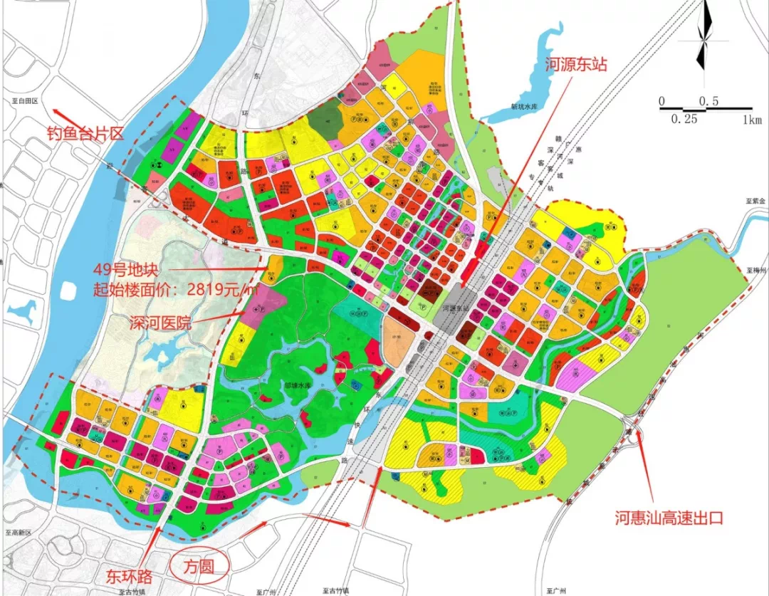 河源土拍江东高铁新城住宅宝地超48亿元出让楼面价再刷新