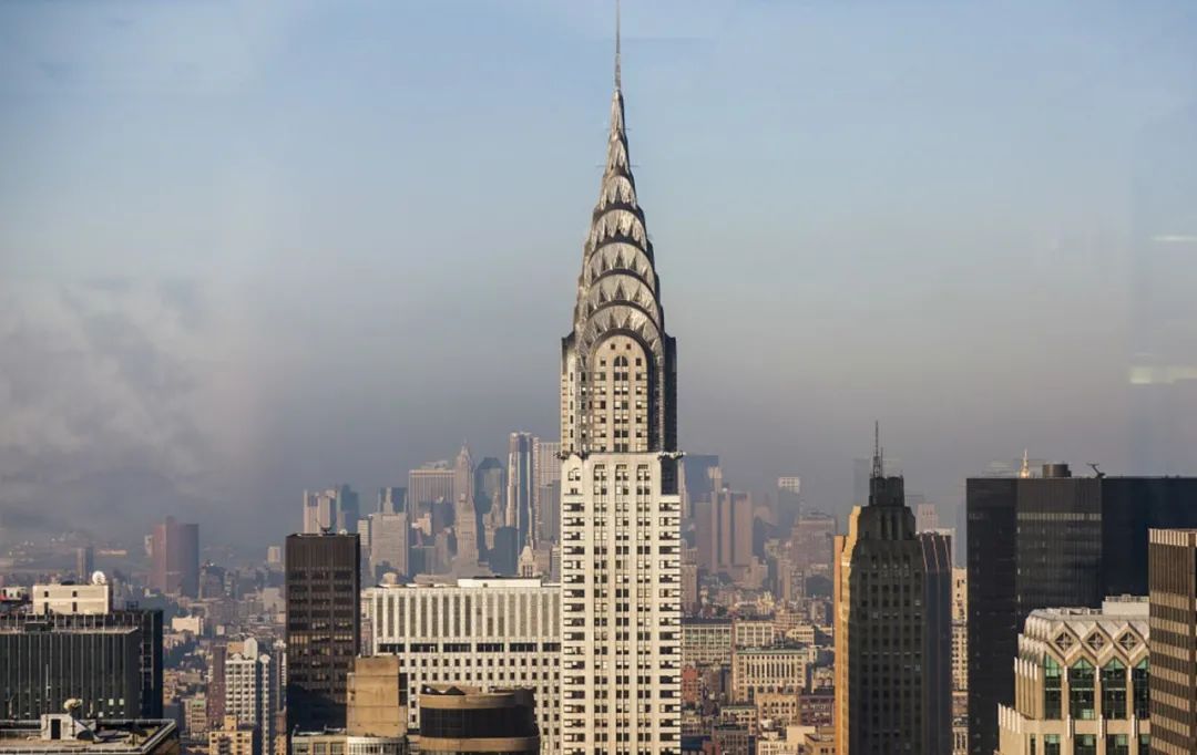 美国纽约曼哈顿的克赖斯勒大楼(chrysler building)