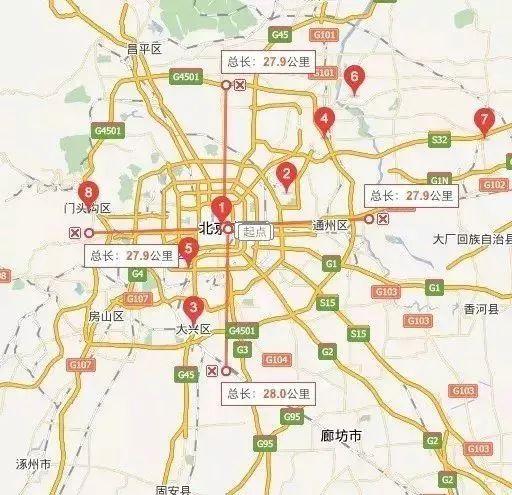 北京环线地图