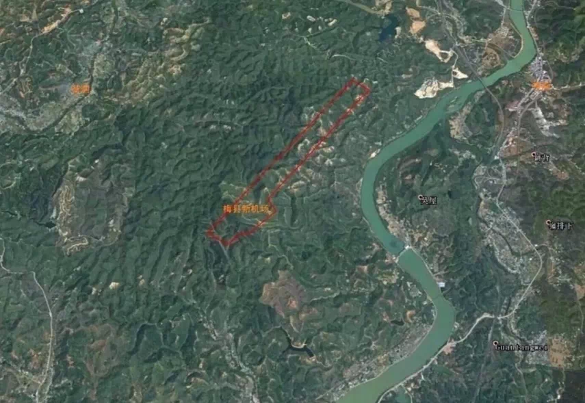 重磅!梅县新机场选址位于这几个中心位置,计划2021年建成!