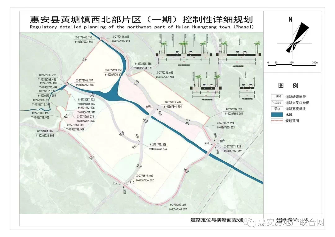 关于惠安县黄塘镇西北部片区(一期)控制性详细规划公示的公告