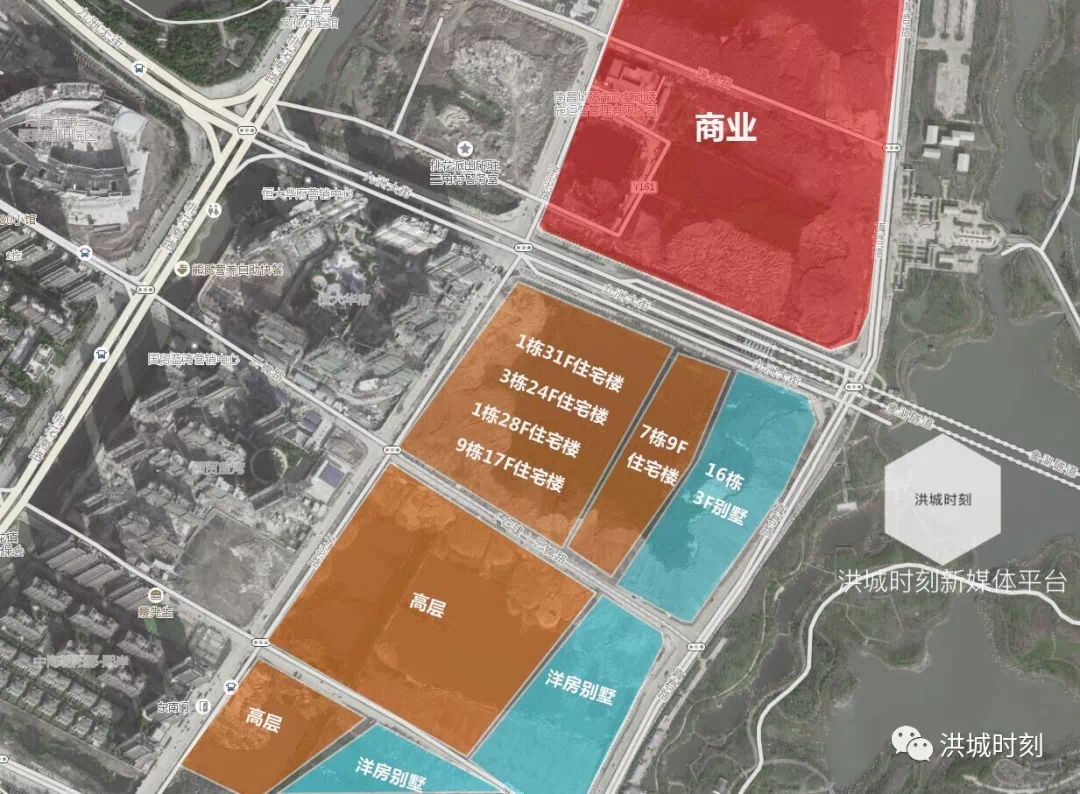 华侨城一期住宅效果图出炉!项目商业,教育,住宅布局一