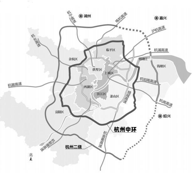 本月底未来科技城一路高架直通临平杭州中环十四五基本贯通