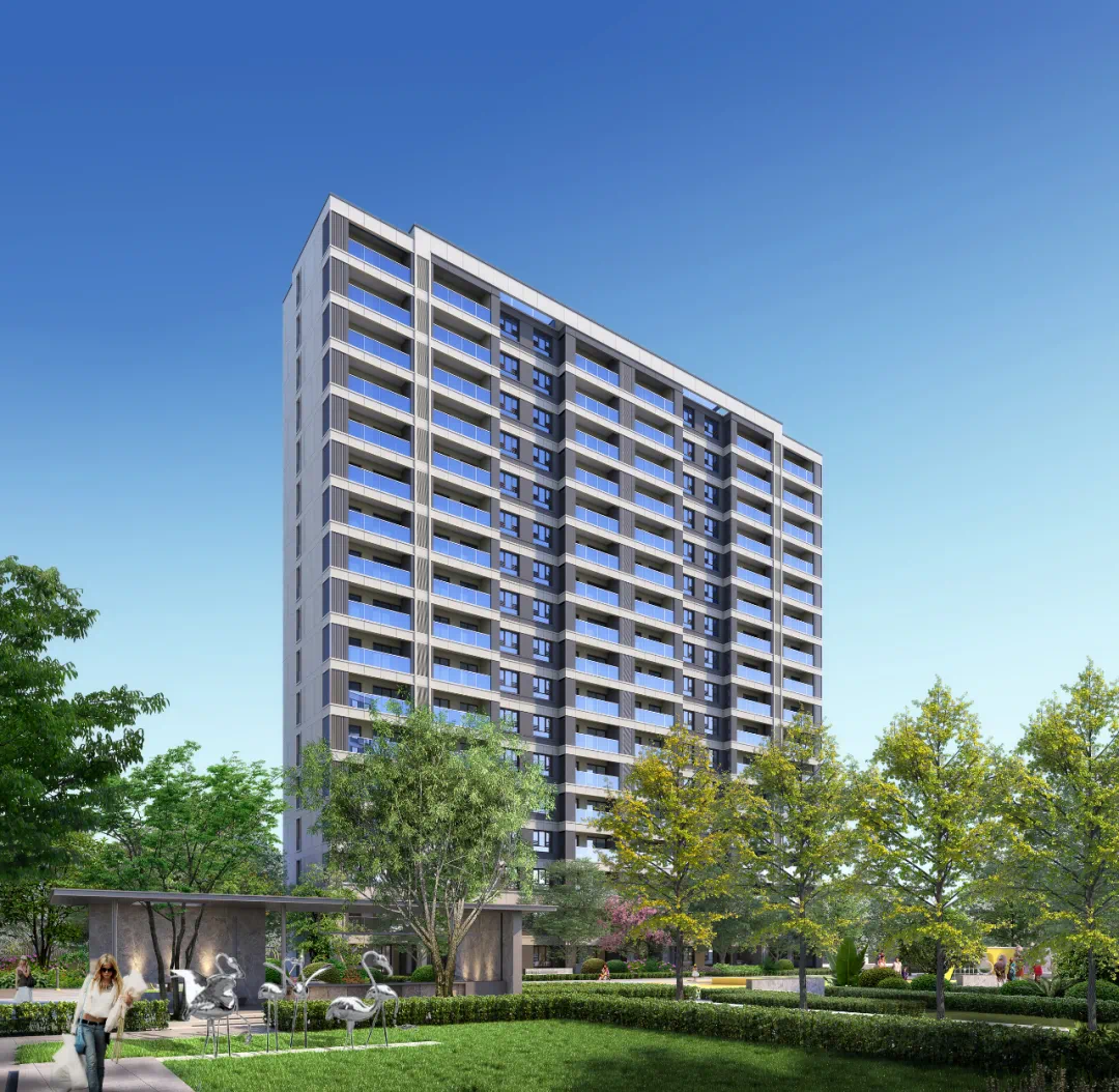 正荣悦珑府 采用现代建筑风格,外立面以真石漆为主,立面简约又精致.