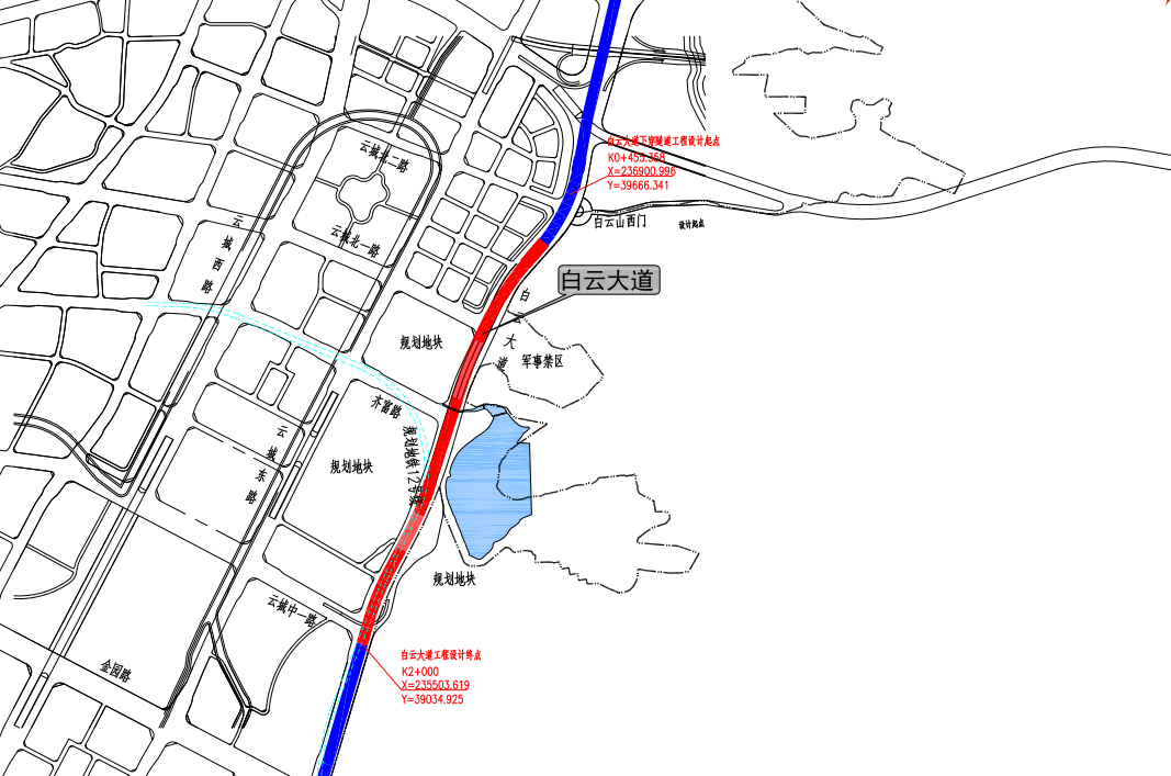 获市批复白云大道将改扩建新建下穿隧道