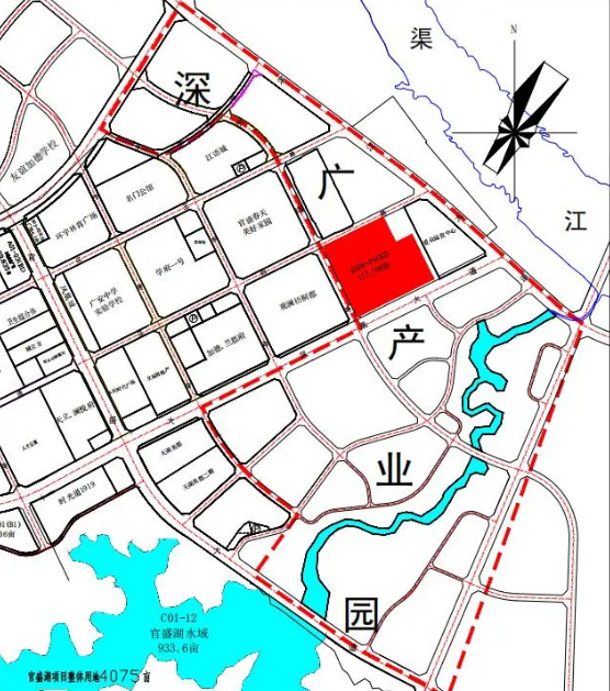 距即将修建的广安东站车程仅10分钟