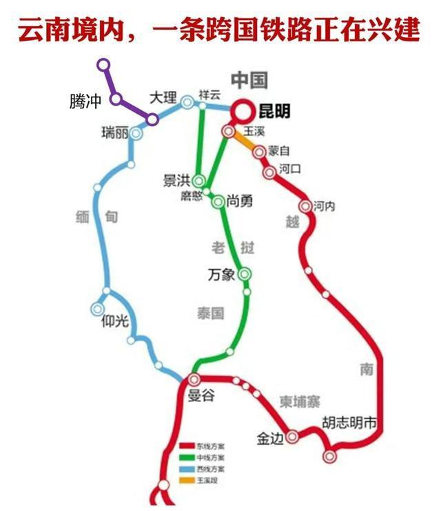泛亚铁路中国枢纽云南西双版纳将成连接东南亚桥头堡城市