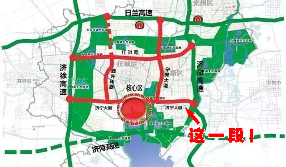 路工程 "一环五联"的重要组成部分 济宁大道东延工程(高新区段)的最新