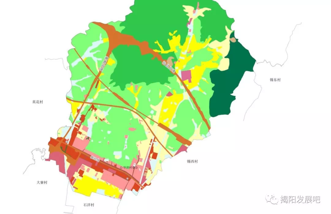 揭东区锡场镇华清村土地利用规划(2017-2020年)