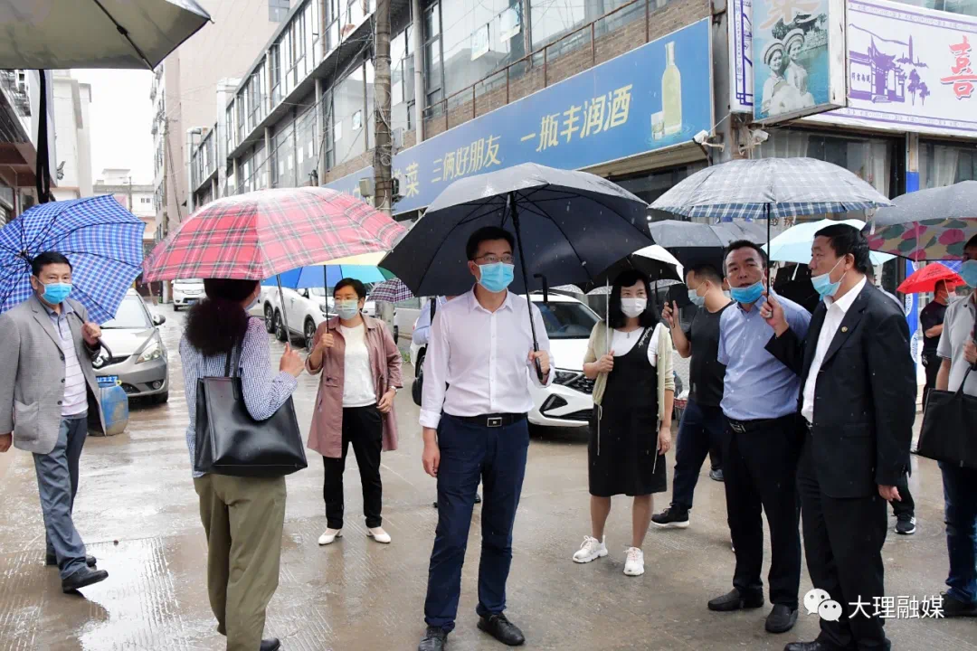 罗永斌调研大理市卫生健康及创建国家卫生城市工作