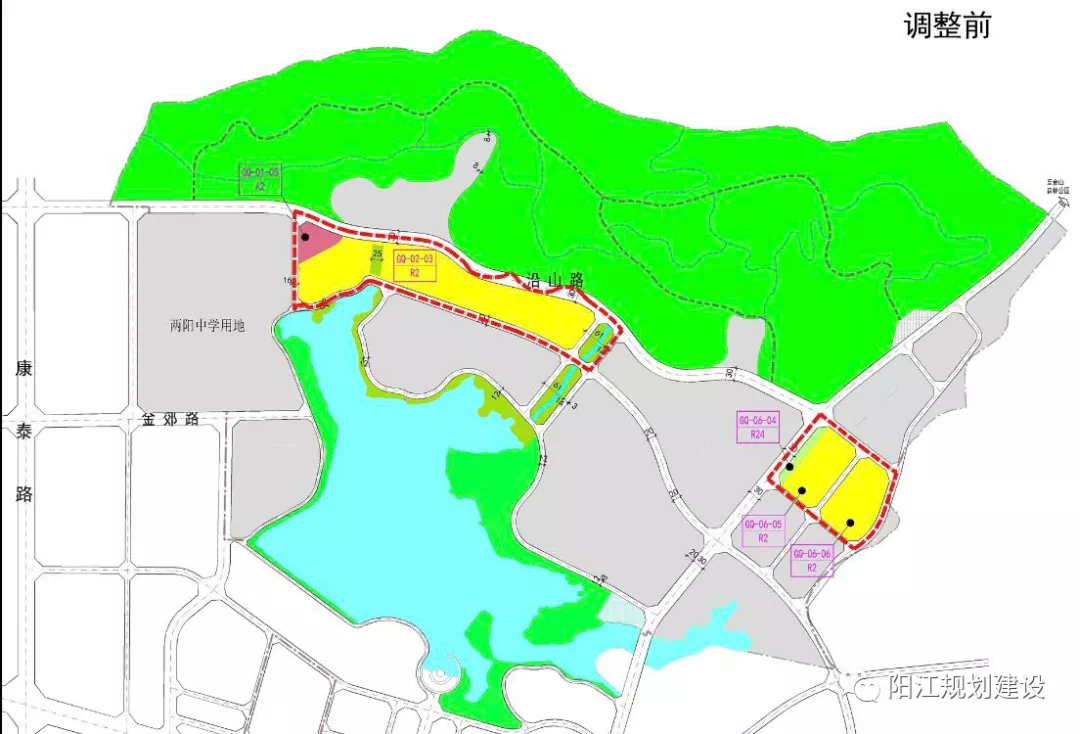 阳江市共青湖片区部分地块控制性详细规划(调整)