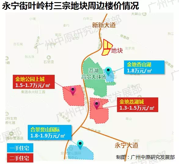 增城永宁街叶岭村踩地:三宗地累计13万㎡ 新白广城轨