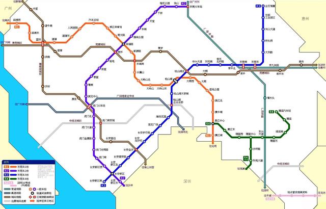 未来东莞将布局3条高铁,3条城轨,3条地铁,通过搭乘这些轨道交通线路