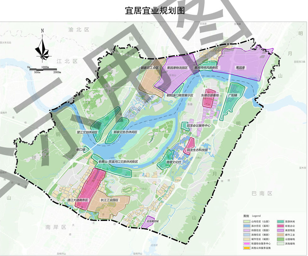 广阳岛规划方案公示 建设用地总规模7832.2公顷