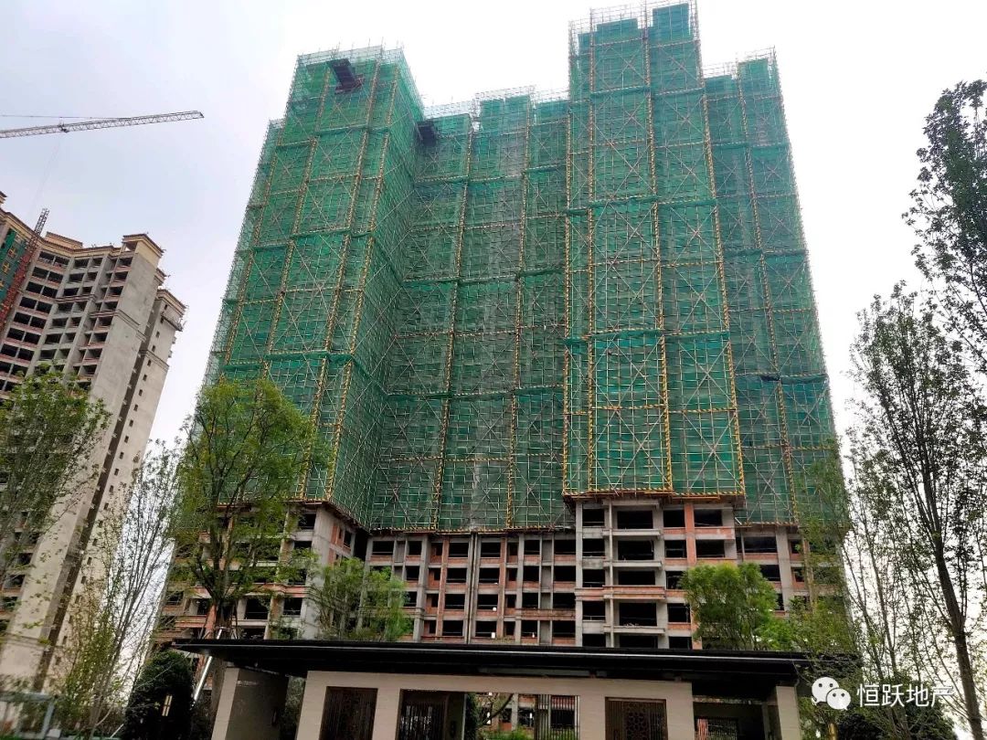 恒跃名城2019.8工程进度