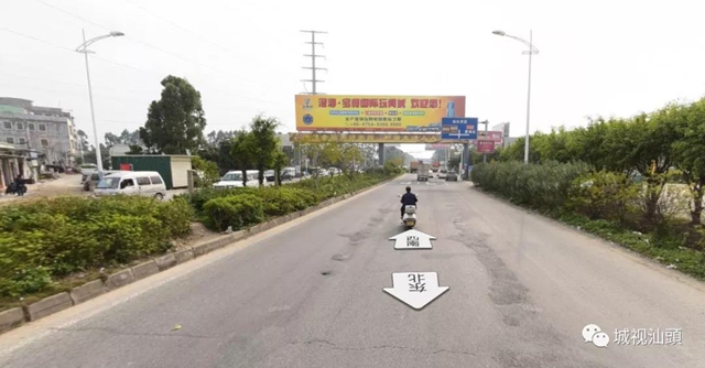 金鸿公路道路现状图 | 来源:百度地图据汕头市公共资源交易中心澄海分