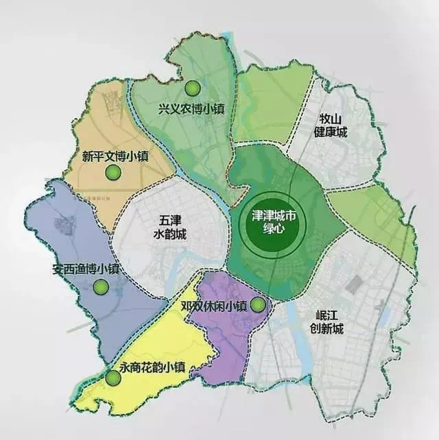 图源四川新津工业园区 另外,作为远郊区域唯一有地铁规划的新津