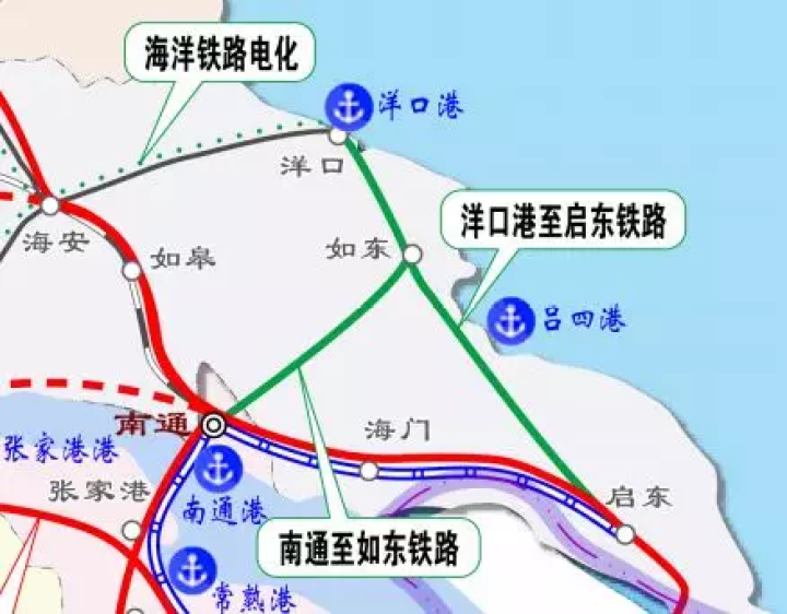 沪通铁路一期建成,二期开建.江苏发布运输新方案