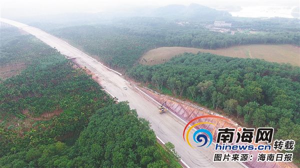 万洋高速公路正加紧建设建成后车程将缩至1个半小时