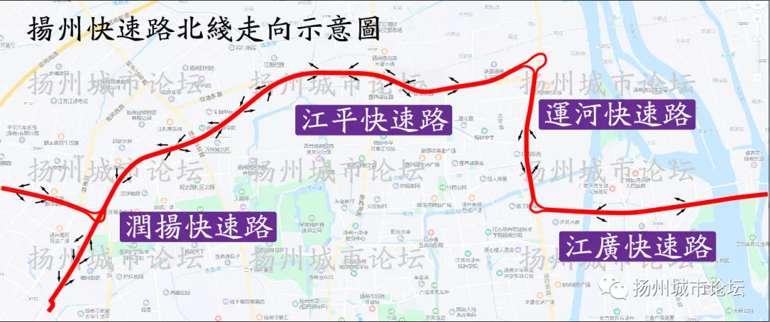 扬州快速路北段拟于9月28日通车