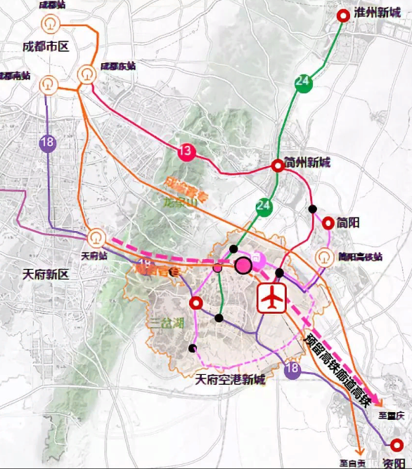 图:东部新区交通规划示意图no.