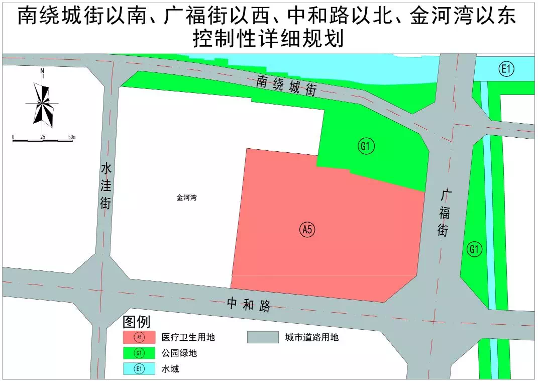 现场公示位置: 一,体育公园地块控制性详细规划: 长城路与解放大街