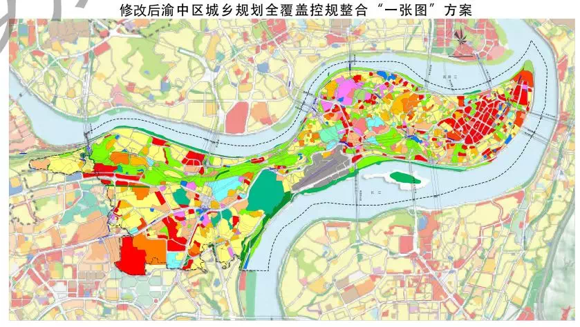 重庆主城区城乡规划全覆盖控规一张图方案公示