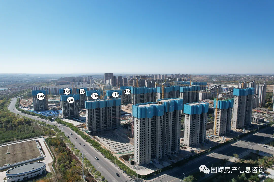 鄂尔多斯资金监管预售项目10月施工进度航拍