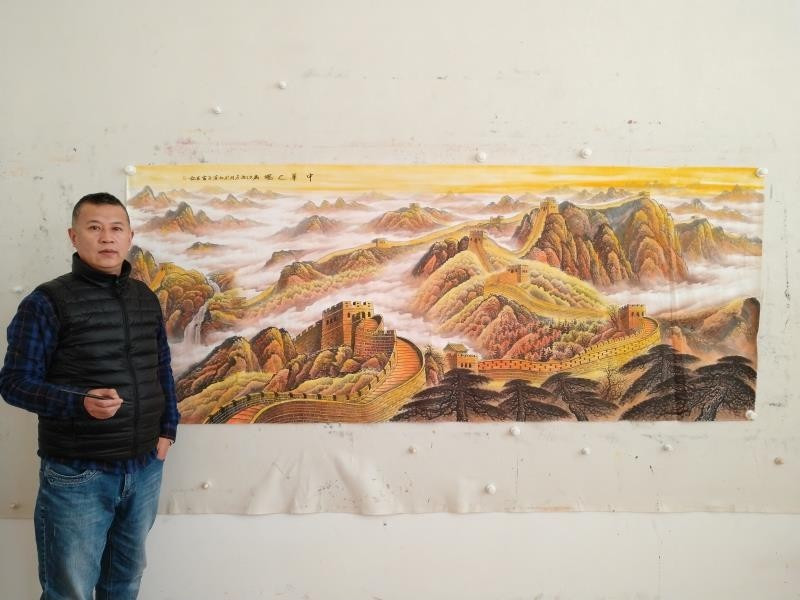 当代山水画家王宁山水作品,感受不一样的山河魅力