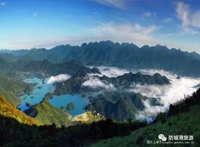 防城港南山加拿大落基山当加拿大遇上防城港防城港港口夜景美国纽约