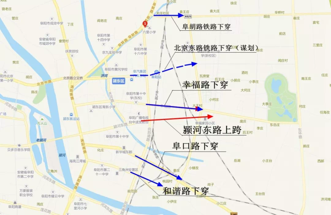 阜阳火车站站前广场改造即将开始阜阳火车站改造工程三步走