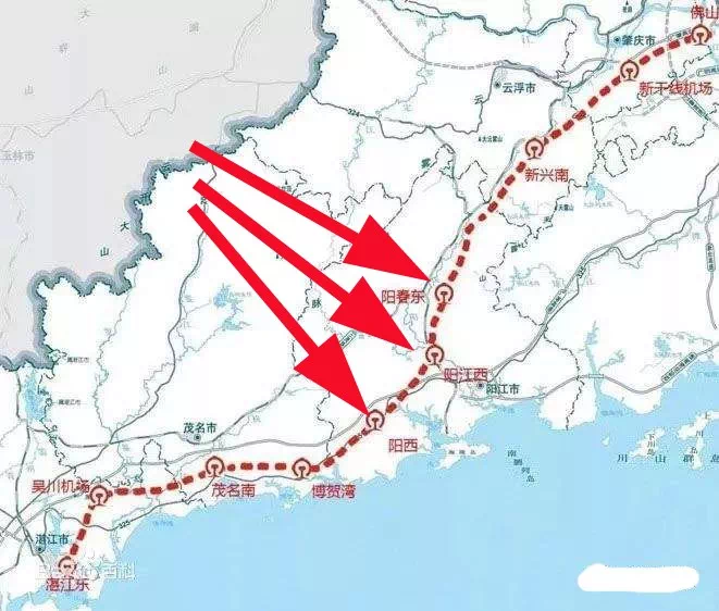 广湛高铁最新消息2019年全线开建2022年建成