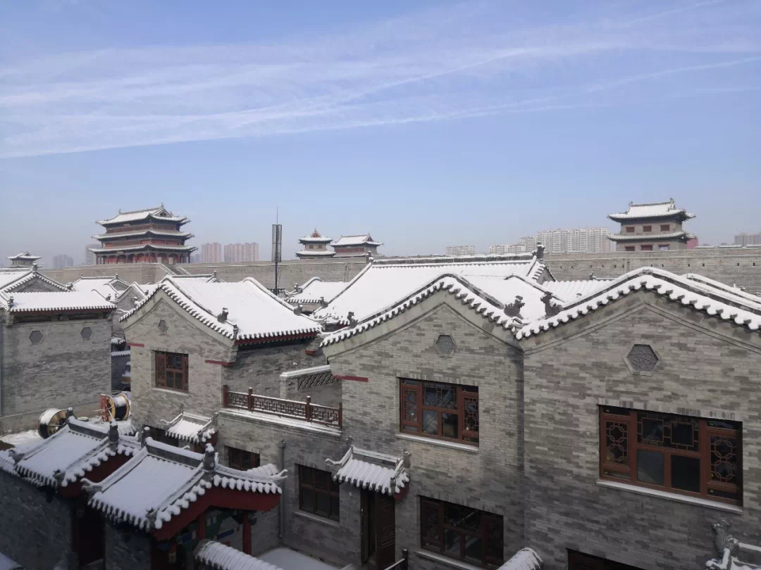 紫禁城与紫云华城,2019年的第一场雪-大同搜狐焦点