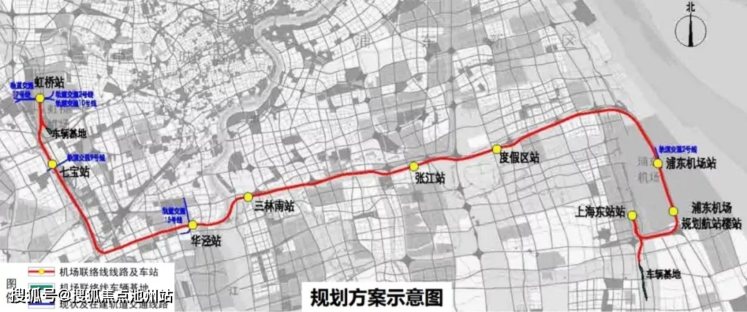 而轨道交通24号线,北起城市副中心吴淞路,南至浦江镇,又与奉贤市域