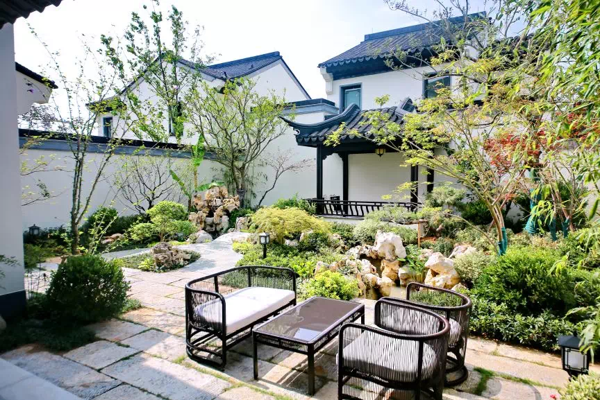 蓝城中式小合院小户型,蓝城桃春风,复式楼小户型装修_文秘苑图库