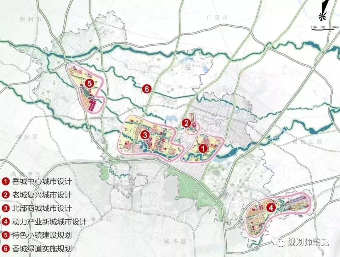 年初,新都区规划了《总体城市规划设计》,确定了 " 一城两翼,一带