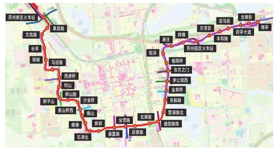 地铁3号线站名出炉啦 展现苏州自然人文特色