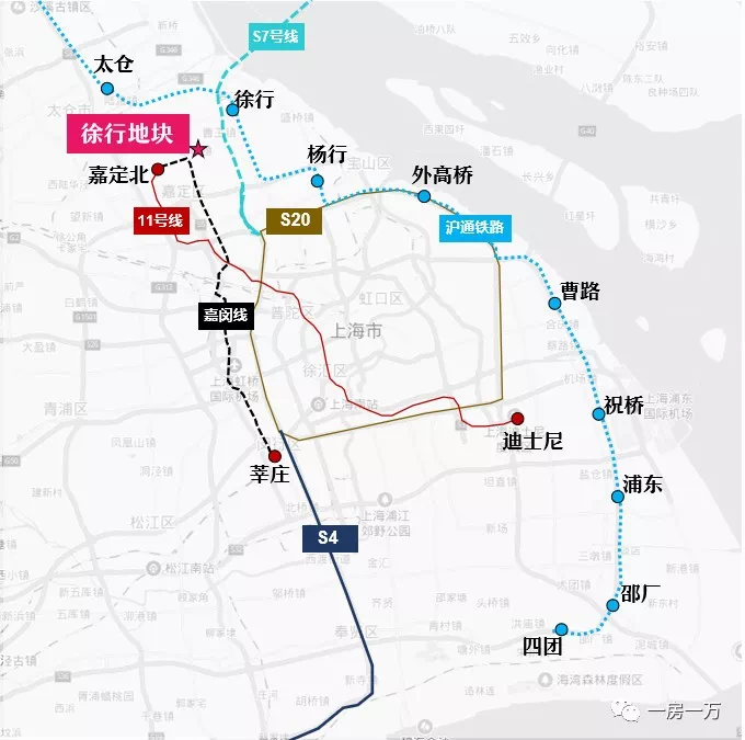 沪崇公路(在建)交通正在全面升级地块所在的徐行就是上海对接江浙的