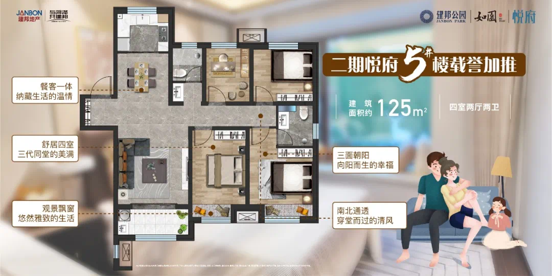 建邦公园|二期悦府5#楼7#楼载誉加推!建面约125㎡-菏泽搜狐焦点