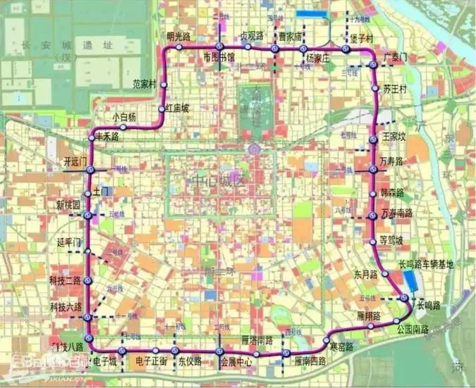 西安地铁8号线开工在即?哪些楼盘最受益?