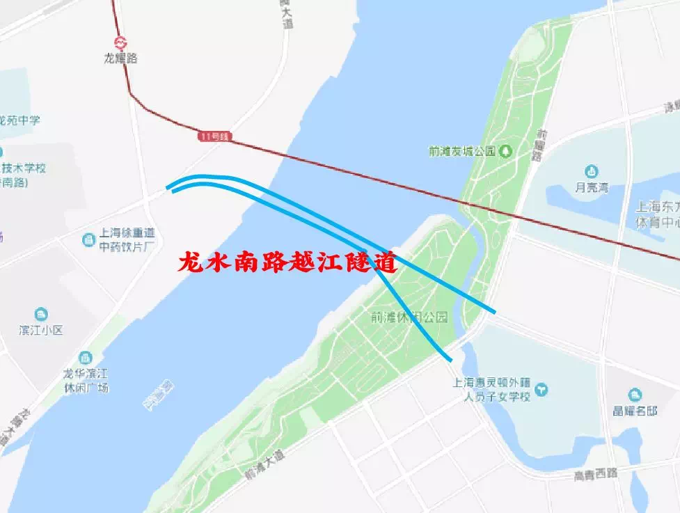 项目概况:西起徐汇区的龙水南路喜泰北路,工程分南,北两线,北线至