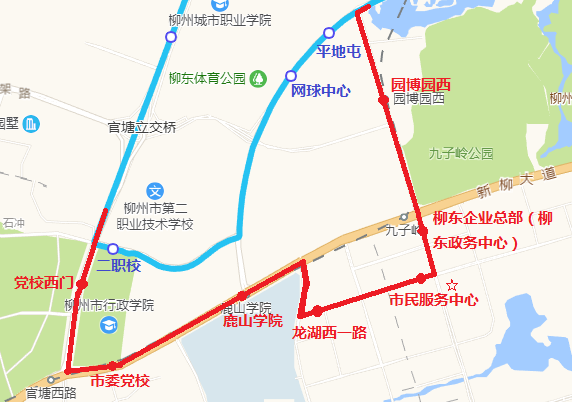 柳州8条公交线路调整正在公示,涉及医院,施工,柳东新区等