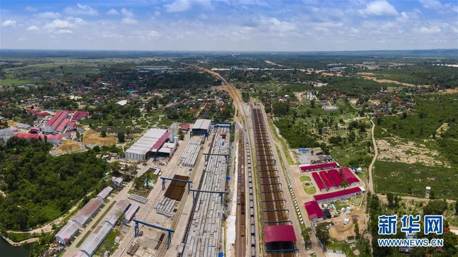 中国老挝昆明万象铁路建设又有新进展