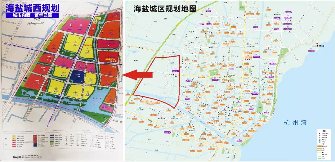 重磅丨海盐城西规划解读!"宜居生活大城"来袭!