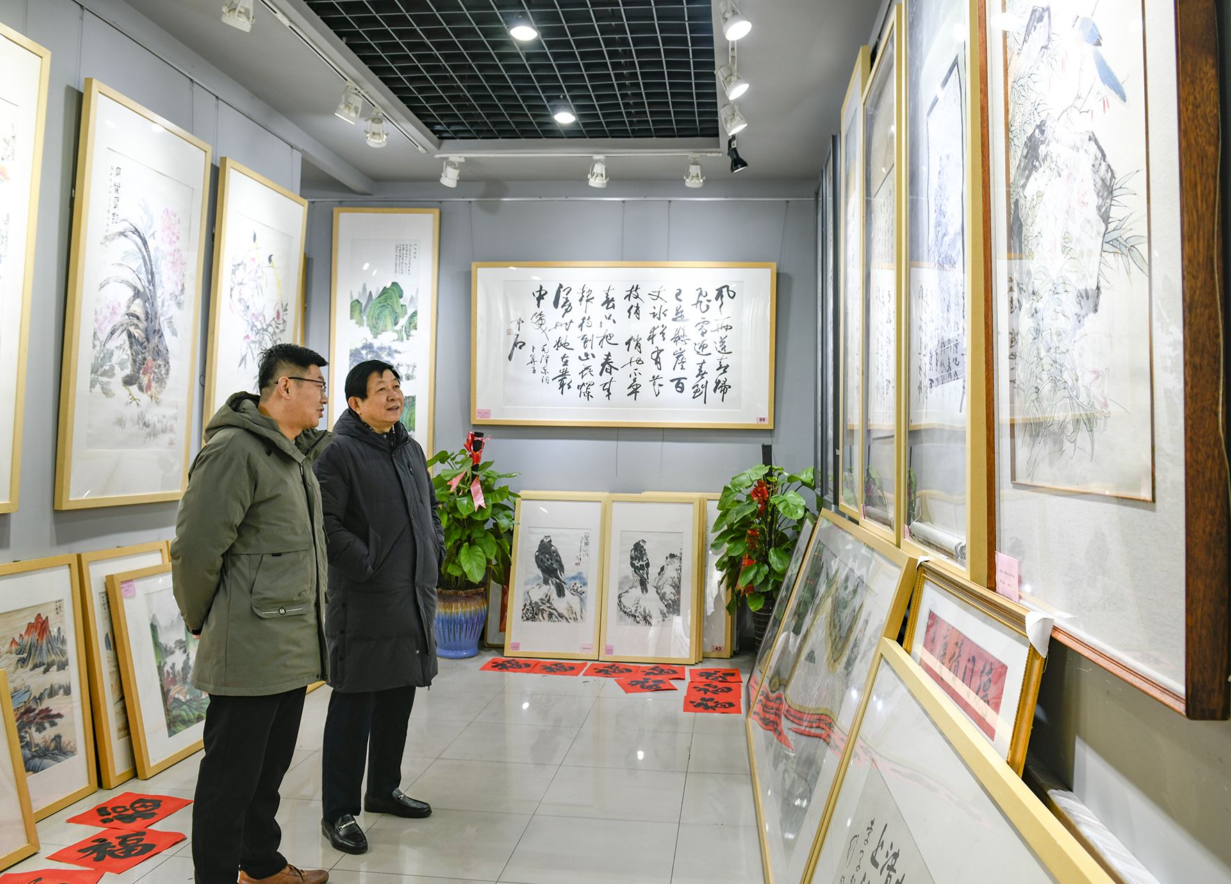 翰墨斋美术馆举办和为贵喜迎新春百家书画展田世光先生精品展