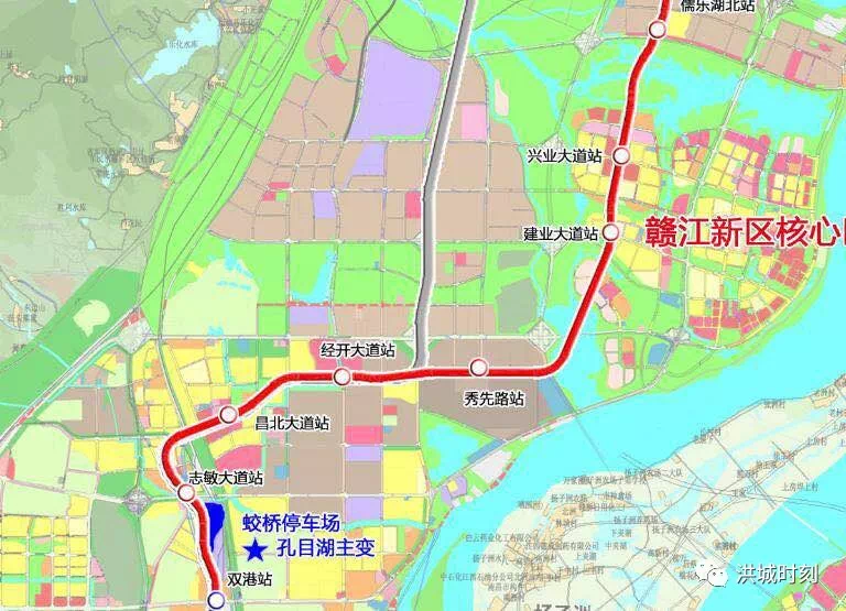 南昌地铁1号线北延疑似改线