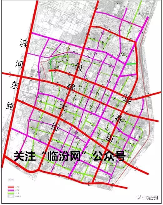 聚焦 ▎临汾主城区道路规划图,你最期待哪条?